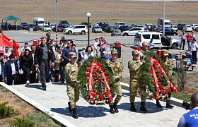 Игорь Бабушкин принял участие в перезахоронении останков солдат 28-й Армии